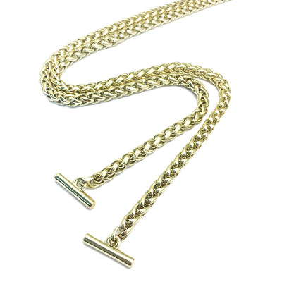 灯笼链包包华体会体育-华体会(中国)-华体会(中国)
箱包五金配件浅金色BSK链金属孖圆链包包配件直供