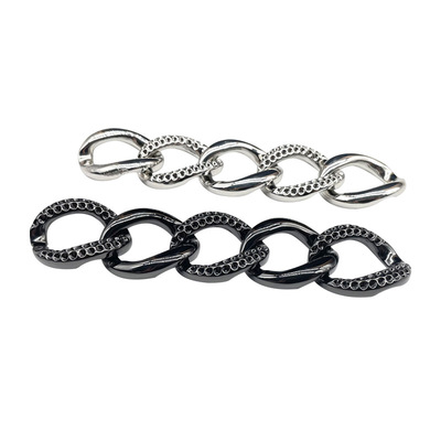 女士包包点钻合金纽链侧身华体会体育-华体会(中国)-华体会(中国)
 diy斜挎包配件金属挂链定制