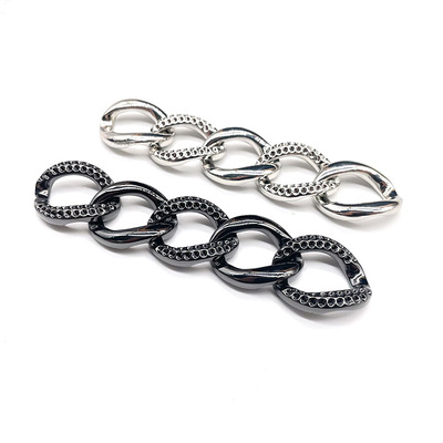 女士包包点钻合金纽链侧身华体会体育-华体会(中国)-华体会(中国)
 diy斜挎包配件金属挂链定制